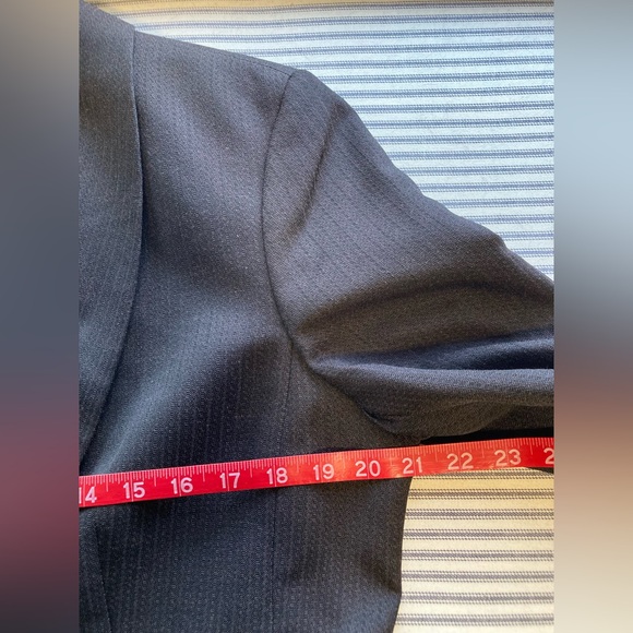 NWT Evan Picone Charcoal Pinstripe Blazer, Size 14 - Picture 10 of 14